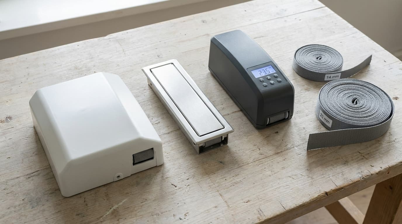 Gurtwickler-Arten: Aufputz, Unterputz, Mini oder Elektrisch